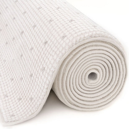 Carmel Cream-Grey Dots Rug | 6080