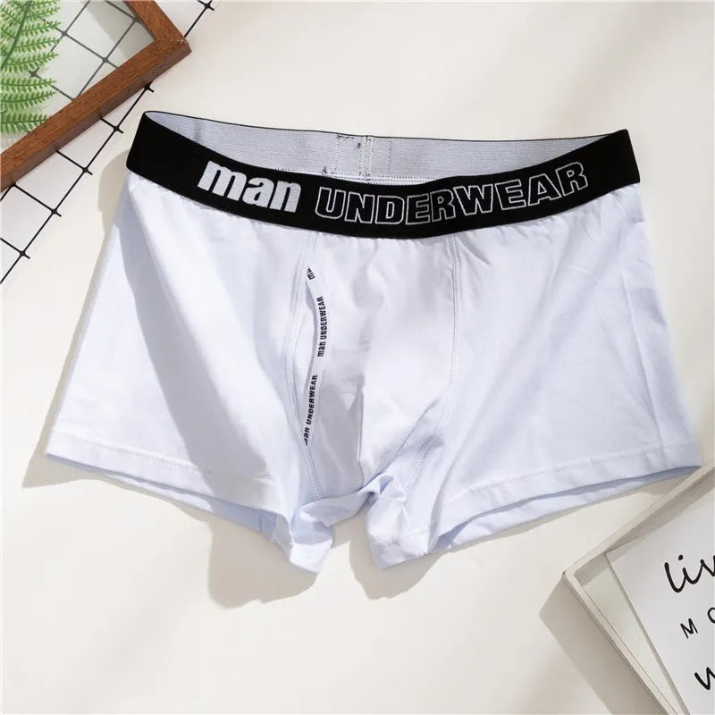 Mens Boxers 100% Cotton Underwear Sleep Underpants Men Panties Shorts Comfortable Plus Size Mens Underwear Boxer Hombre Men 4XL