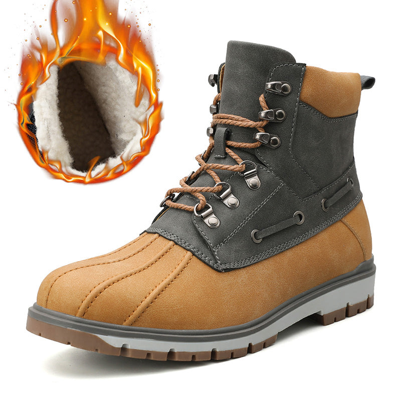 Martin boots men's British style winter warmth