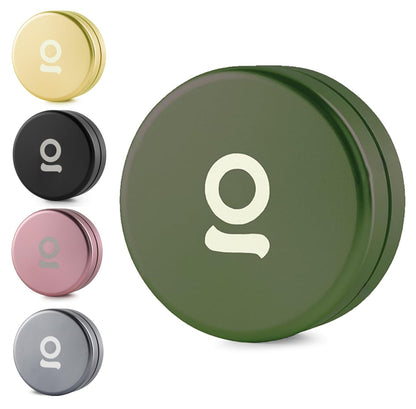 ONGROK Storage Puck - Green | Perfect Size Case to Store in Your Pocket | Aluminum Constrution, Airtight, Preserves Moisture Profile and Aroma