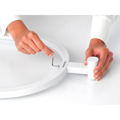 Brabantia - Linn Dressboy - Multi Purpose Clothes Stand - Hanging, Airing, or Drying - with Hook for Hanging - Compact Clothes Airer