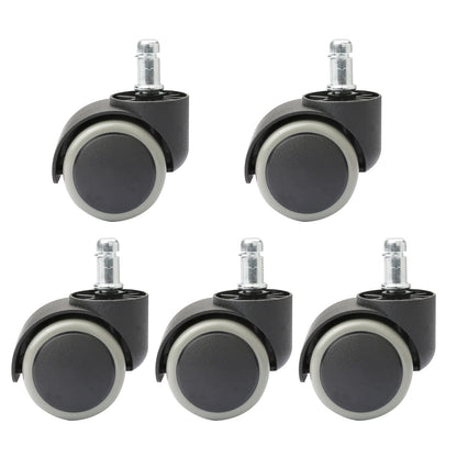 Chair Castors Heavy Duty Chair Wheels heedpeiur 5 Pcs Rubber Castors