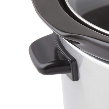Swan Slow Cooker, 320 W, 6.5 liters, Silver