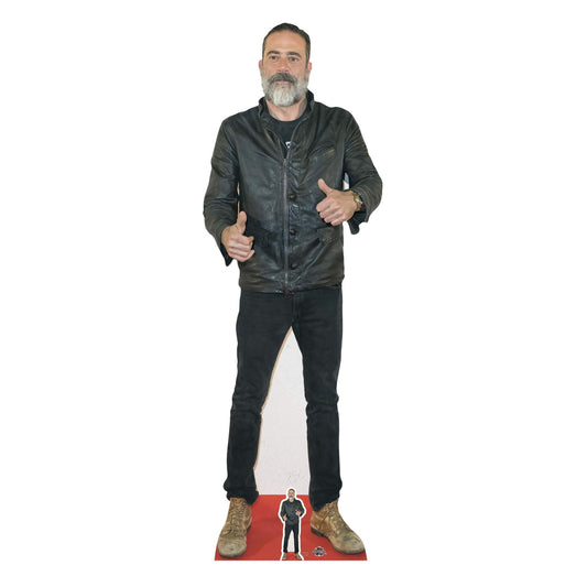 STAR CUTOUTS Lifesize cardboard cut out Jeffrey Dean Morgan Thumbs Up, with free mini table top cutout 187cm tall/6ft