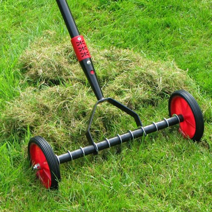 Darlac Lawn Scarifier ? For Lawn Care & Maintenance ? Made From Strong Powder-Coated Steel ? Telescopic Handle Adjusts to Suit Height ? Extends 97cm