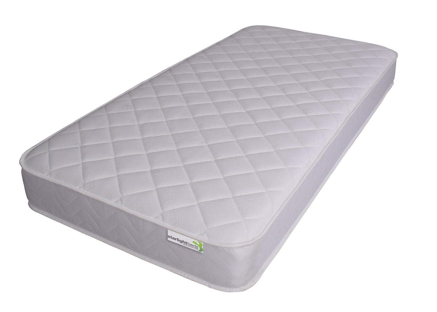 Starlight Beds Diamond Sprung Single Mattress with Memory Foam Layer