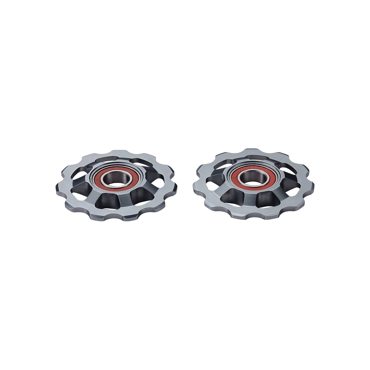 BBB Cycling 11-T Ceramic 7075 Aluminium Alloy Derailleur Jockey Wheels SRAM Shimano and Campagnolo Compatible Pulleys Ceramic Bearings 9- 10- and