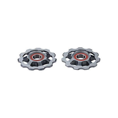 BBB Cycling 11-T Ceramic 7075 Aluminium Alloy Derailleur Jockey Wheels SRAM Shimano and Campagnolo Compatible Pulleys Ceramic Bearings 9- 10- and