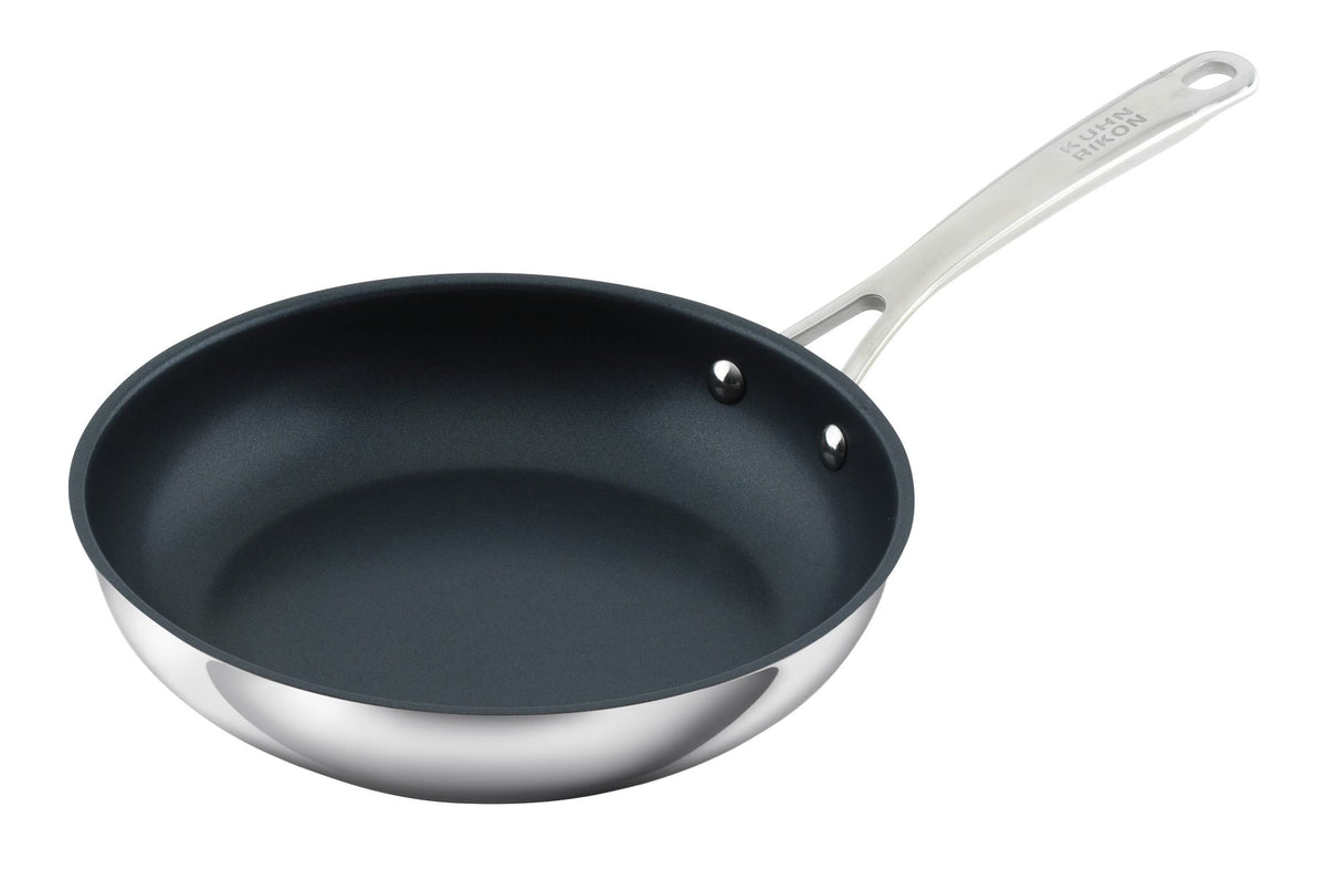 KUHN RIKON Allround Oven-Safe Induction Non-Stick Frying Pan, 28 cm, Stainless Steel, Silver