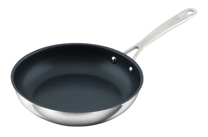 KUHN RIKON Allround Oven-Safe Induction Non-Stick Frying Pan, 24 cm, Stainless Steel, Silver