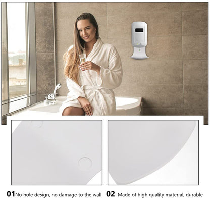 Cabilock2Pcs Universal Soap Dispenser Drip Tray Wall Mounted Drip Catcher