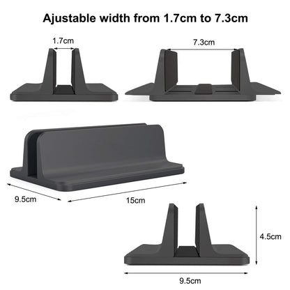 Oranlife Vertical Laptop Stand Holder, Black