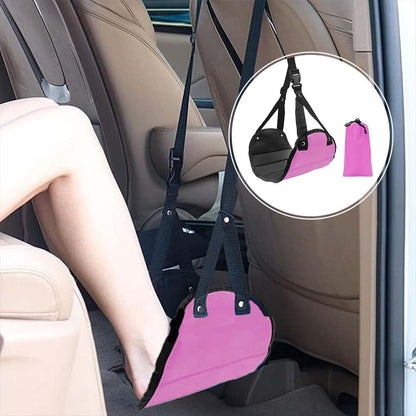 Foot Hammock for Flight, Airplane Essentials, Plane Essentials Pink