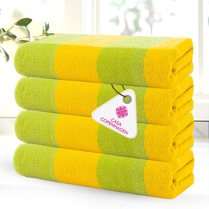CASA COPENHAGEN Malibu beach towels, designed in Denmark, durable and hard-wearing, quick-drying, for pool, bath & shower, 76x152 cm