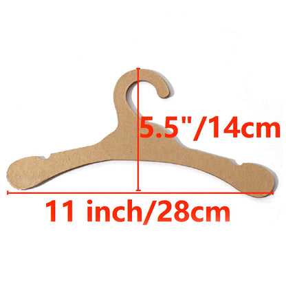 Runaup Baby Cardboard Hangers, Eco Friendly Recycled Paper Clothes Hanger for Kids Childrens (20 Pack)