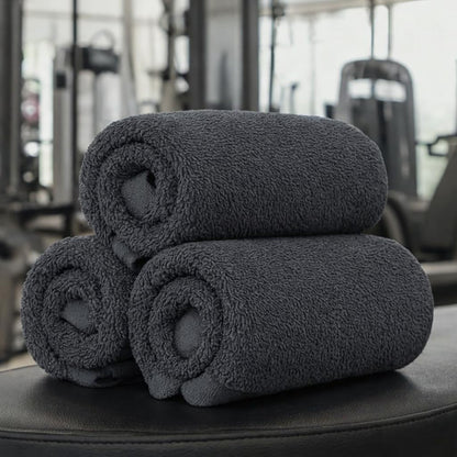Symphony Flannel Face Cloth Ultra Gentle Face Towels for Sensitive Skin-Reusable Facial Cleansing Washcloths for Unisex Adult Spa Gym Sport Beauty