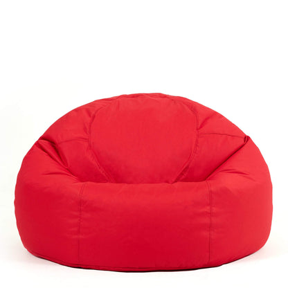 Bean Bag Bazaar Kingston Outdoor Bean Bag with Filling Included, Red