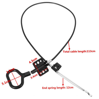 C-FUNN D Style Metal Replacement Cable Release Handle For Recliner Sofas Couch Chair