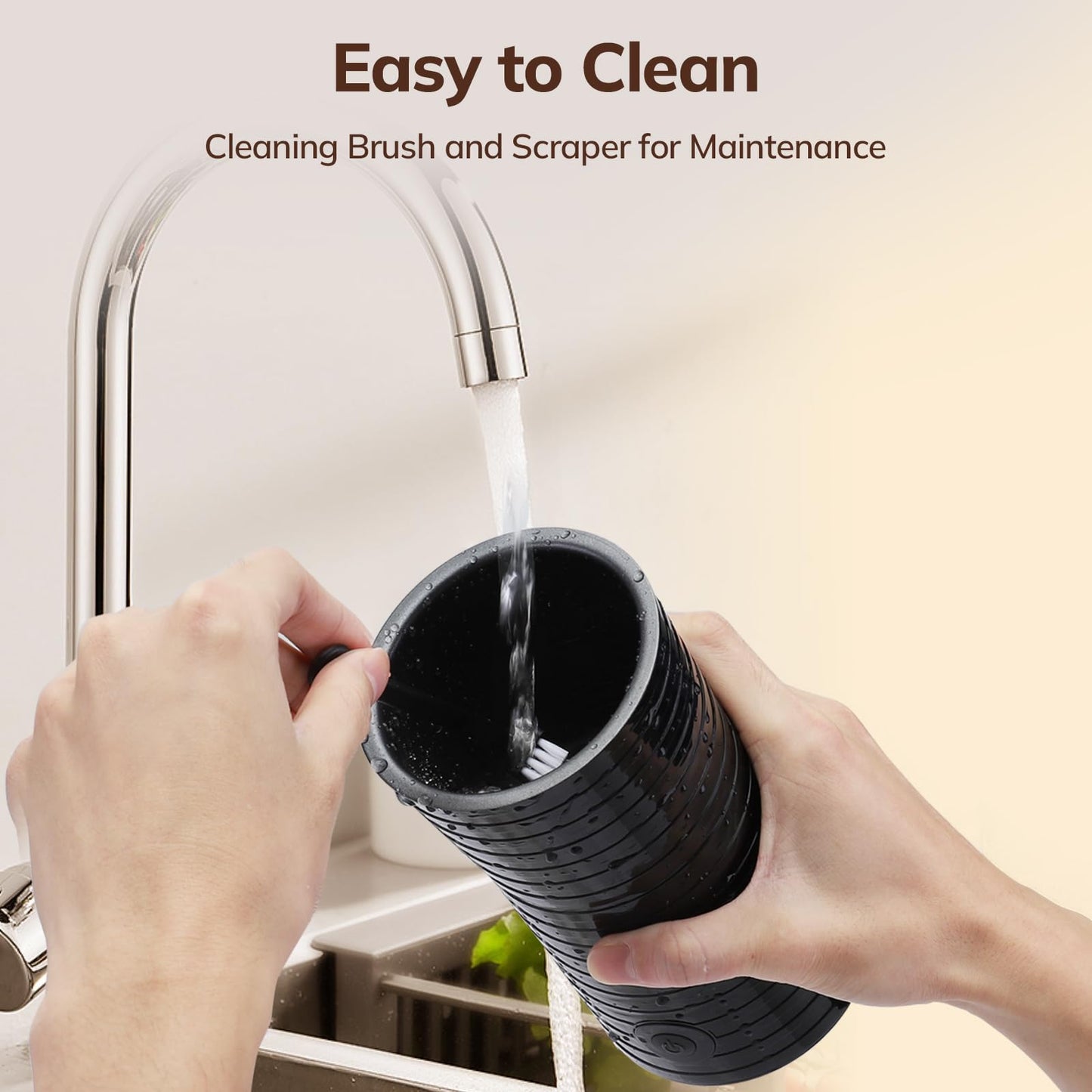 Milk Frother, Morpilot 4 in 1 Electric Milk Frothers, Hot & Cold Milk Foamer, 240ml, 400w, Strix Temperature Controls, Silent Operation, for Coffee,