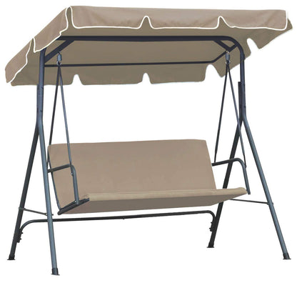 Ferocity Universal coloured replacement canopy for Swing Cover size 210 x 145 cm Patio Hammock Cover Top Garden Outdoor size 210 x 145 cm Beige [101]