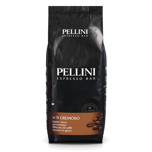 Pellini Caff? No.9 Cremoso Roasted Coffee Beans, 1 kg