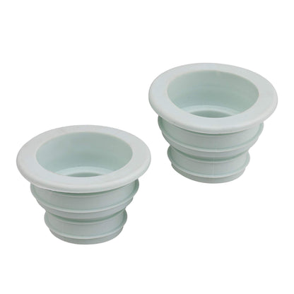 RDEXP Drain Pipe Seal Hose Plug Washing Machine Drain Bathroom Kitchen Green Set of 2