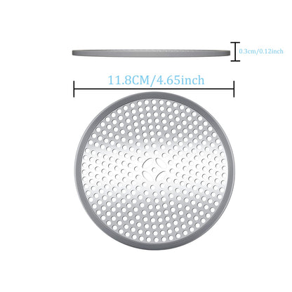 2Pack Shower Drain Hair Catcher Stainless Steel & Silicone Bath Shower Drain Protector Mesh Sink Strainer Drain Filter Shower Plughole Cover for