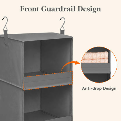 Lifewit Hanging Wardrobe Storage Organiser for Clothes, Collapsible