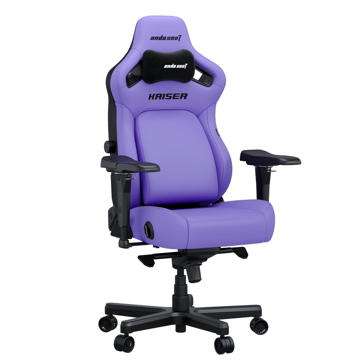 Anda Seat Kaiser 4 Gaming Chair for Adults - Large Reclining Video Game Chairs with 4-Level Pop-Out Lumbar, Stain-Resistant Faux Leather