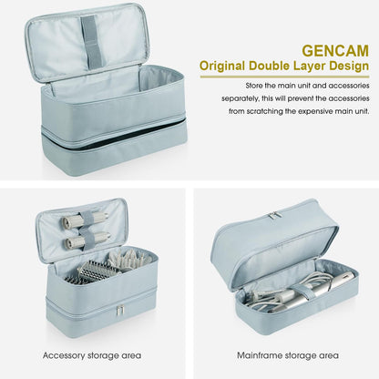 GENCAM Double-Layer Carrying Case Compatible with Shark Flexstyle (Gray)