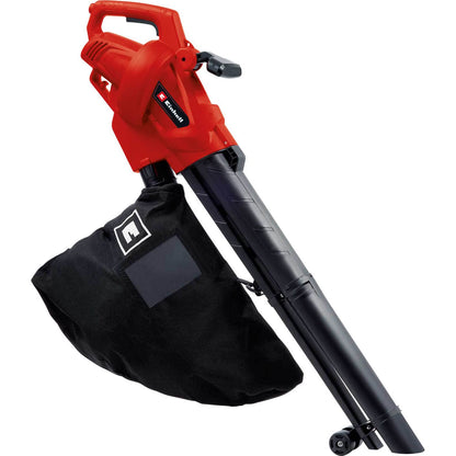 Einhell Electric Leaf Vacuum GC-EL 3024 E (Suction/Blower Modes, ? 75 mm Inlet Tube, Suction Capacity 650 m?/h, shredding Function, shredding Ratio