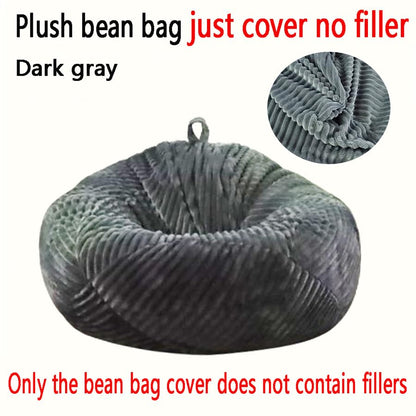 Bestenrose without Filler Bean Bag Cover Stuffed Storage Sofa Chair Cover