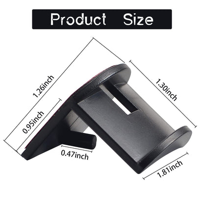 10 Pack Adhesive Hat Holder Cap Hook for Wall Mount No Drilling Hat Rack