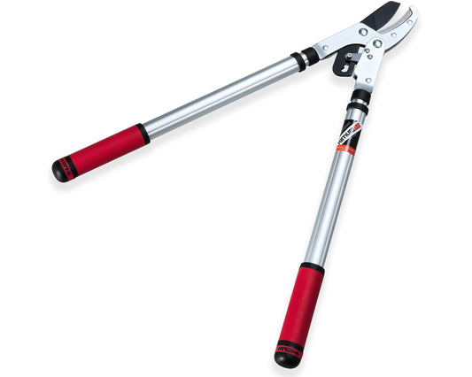 Kimura? Pro Heavy Duty Garden Loppers - Premium Anvil Lopper with Advanced Ratchet Mechanism, Lightweight Telescopic Handles, Japanese SK5 Steel