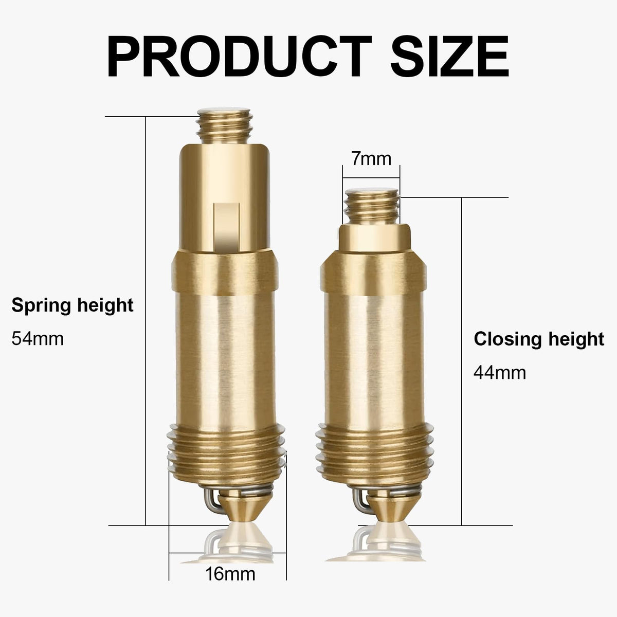 Pop Up Sink Bath Plug Replacement Click Clack Brass Bolt Stoppers 2 PCS