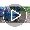 PORTAL XL Deeper Festival Trolley on Wheels 228L Larger Capacity Folding Camping Garden Beach Trolley Heavy Duty Pull along Cart Collapsible Wagon Foldable Picnic Trailer Hand Truck