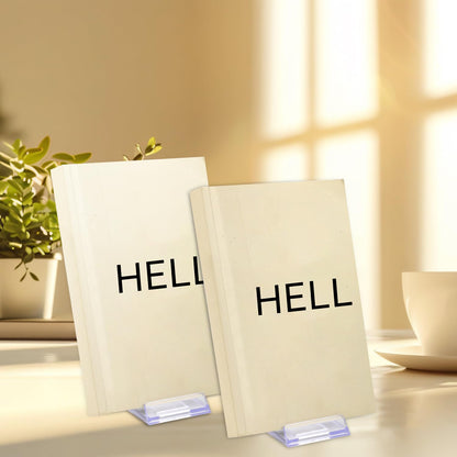Gosknor 6pcs Acrylic Book Stand for Display, Clear Plastic Book Holder Collector Display Stand Book Easel Photo Stand for Home Office Comic Book