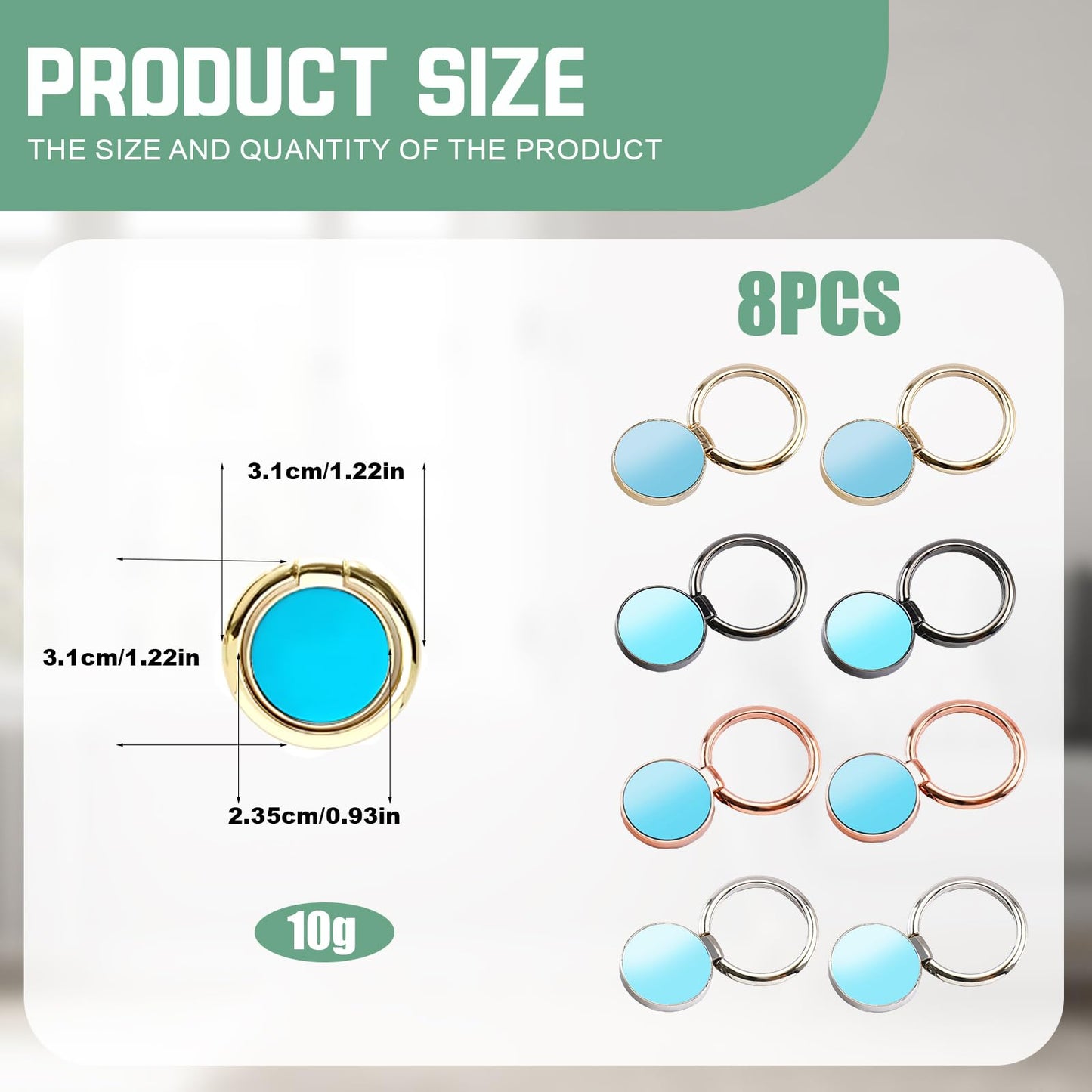 GZGRYTRC 8 piece Sunglasses Holder, Glasses Stand for Wall Mounting, Sunglasses Display or Glasses Storage, White Eyeglasses Holder Stand