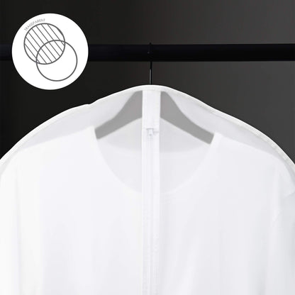 Bruce.® 6x Clear PEVA Garment Bags 100x60 cm – Transparent