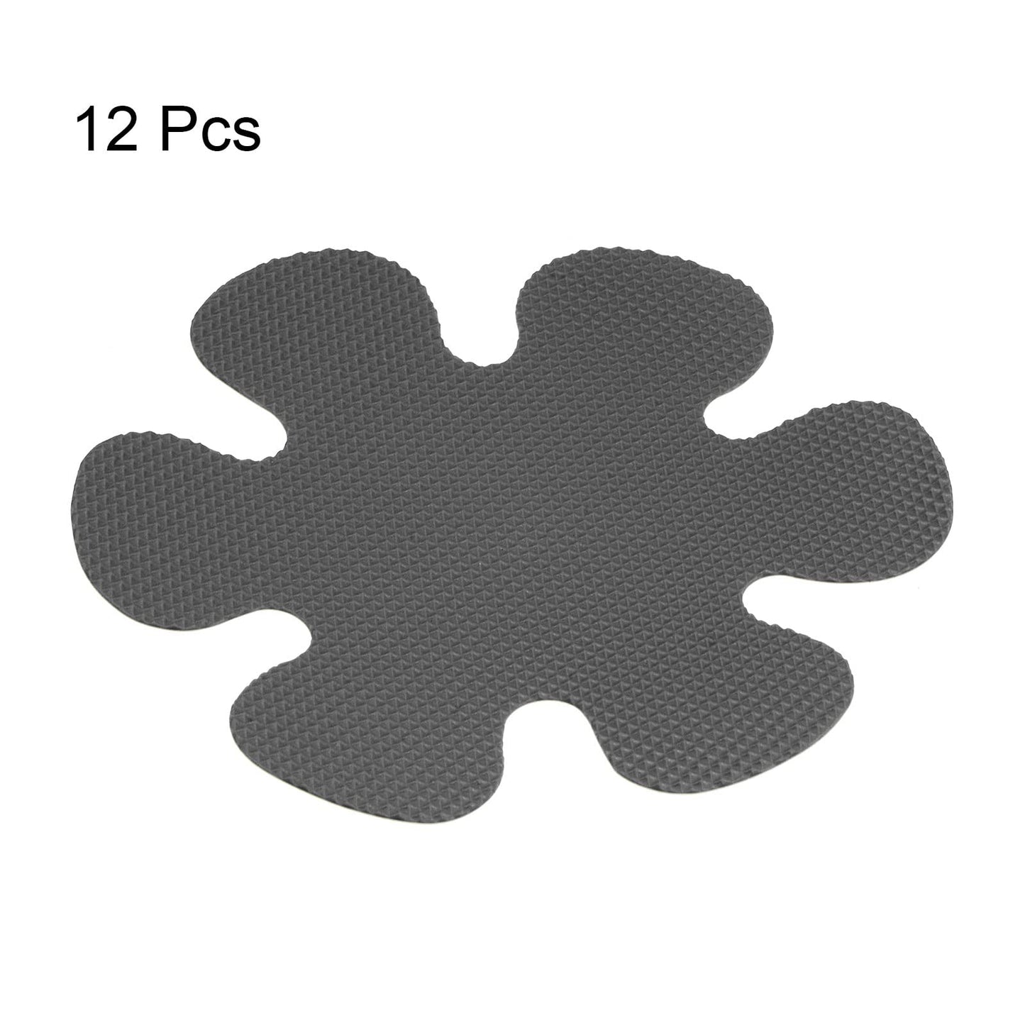 sourcing map 12pcs Non Slip Bathtub Stickers Bath Shower Floor 3.94" Anti-Slip Sticker Tape Flower Style Decals for Bathroom Kitchen Bathtub Treads