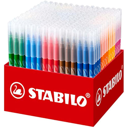 STABILO power - Medium Fibre-Tip Pen - Classpack of 240 - with 20 Assorted Colours