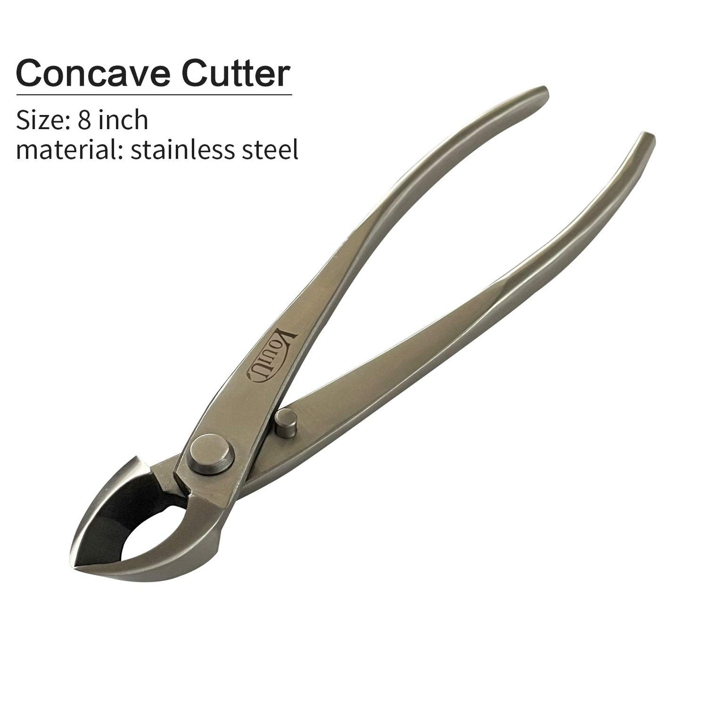 vouiu 4-Piece Bonsai Tool Set,Concave Cutter,Knob Cutter,Trunk Splitter,Bonsai Scissors