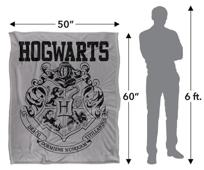 HARRY POTTER Hogwarts Athletic Officially Licensed Silky Touch Super Soft Throw Blanket 152 x 127 cm
