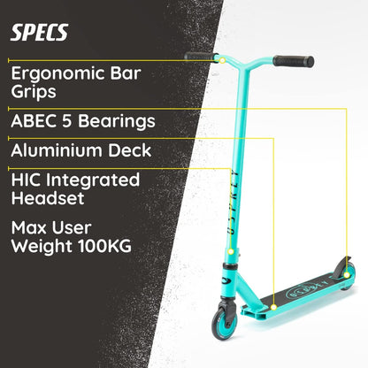 Osprey Stunt Scooter | for Kids Adults Boys Girls, Advanced Kick T-Bar Scooter with ABEC 5 Bearings, HIC Headset and Ergonomic Handlebars, RT-1440,