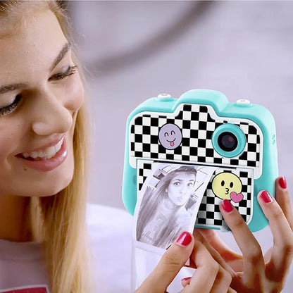 Studio Creator Photo Creator Instant , Kids Digital Camera with Built-In Printer, 250+ Dry Prints, 4GB Micro SD Card Included, Rechargeable, (CLK 004),Multicolor,24.1 x 6.1 x 20.1 centimeters