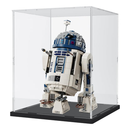 Nynelly Acrylic Display Case for Lego Star Wars Helmet Mandalorian Helmet for Lego R2D2 Models Figures