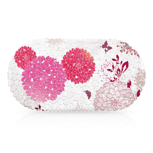 Shower Mats Non Slip Anti Mould, Non Slip Bath Mats for Inside Bath with Drain Holes, Non Slip Shower Mats for Inside Shower with Suction Cup, Bathtub