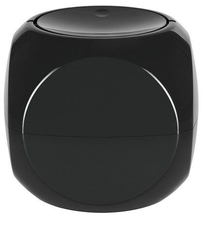 Spirella "Dice Cosmetic Bin 1 Litre Swing Top Bin Table Waste Bin Black