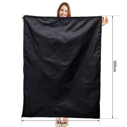 2Pcs Storage Bag, 94 x 120 cm Extra Large Drawstring Clothes Storage Bag, Foldable Oxford Fabric Waterproof Large Capacity Underbed Organizers for