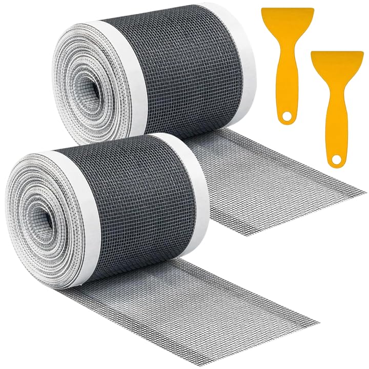 Hair Strainer Shower 10 cm x 10 m Drain Hair Catcher Shower Drain Dense Mesh Drain Strainer with Practical Plastic Spatula Universal Household Aid